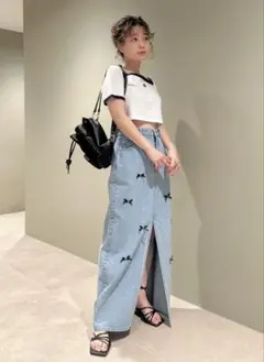 LILY BROWN マリークワント半袖Tシャツ