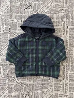 コムサイズム　中綿コート フード付き　100cm