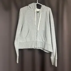 GAP ジップアップパーカー グレー L
