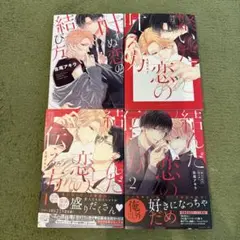 叶わぬ恋の結び方、繋いだ恋の叶え方、結んだ恋の伝え方1・2 4冊セット