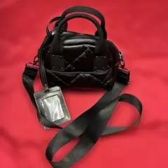 HAYNI ヘイニ キルティング ショルダーバッグ ブラック