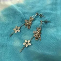 セール中‼︎ バンビ フラワー ピアス