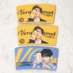 【コンポーズコーヒー】BTSテテ　カップホルダー3枚