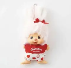 新品タグ付き 【モンチッチ】いちごだいすき！チムたん（フラットキーチェーン）