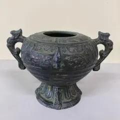 E4 香炉 花生け 鋳物 青銅器風 アンティーク 骨董 古美術 レトロ ヴィンテ 2026年最新】骨董香炉の人気アイテム - メルカリ
