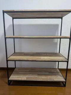 値下げ※【展示品】インダストリアルスタイルのラック キッチンワゴン
