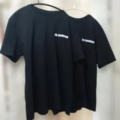 JIL SANDER ロゴTシャツ BLACK２枚セット‐Ｌ