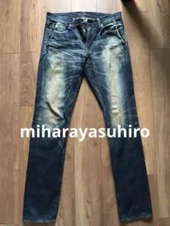 ミハラヤスヒロ　ペイント　ダメージ加工　デニムのサムネイル