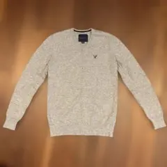 AMERICAN EAGLE グレー Vネックセーター XS