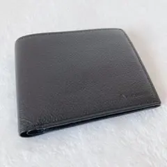 Aquascutumアクアスキュータム 二つ折り財布 小銭入チェック柄 ブラックのサムネイル