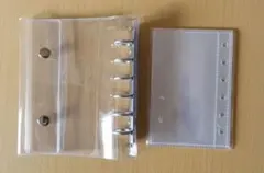 A7サイズ シール帳 クリアバインダー リフィル 10枚 セット