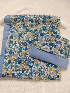 花柄 給食袋セット