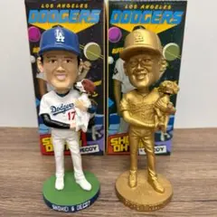 限定品金色 大谷翔平 デコピン バブルヘッド +大谷翔平 デコピン ボブルヘッド