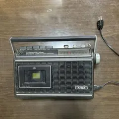 ジャンク品　AIWA SOLID STATE カセットラジカセ 本体