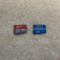 使用品 SanDisk 256GB & KIOXIA 128GB 2枚セット