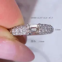 大振り♡プラチナ製 ダイヤ0.28ct アクアマリン0.14ct 蝶々 リング 大振り♡プラチナ製 ダイヤ0.28ct アクアマリン0.14ct 蝶々 リング