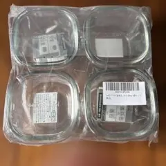 【iwaki　耐熱ガラス容器】 　 クールグレー　200ml×4のサムネイル