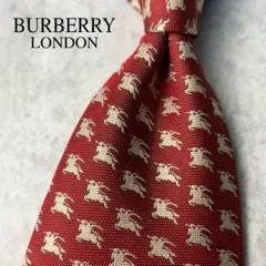 極美品】Burberrys' OF LONDON ネクタイ 幾何学模様 レッド - メルカリ