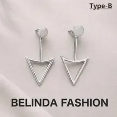 トライアングルバックキャッチピアス