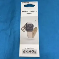 ELECOM Apple Watch レザーバンド 41mm ベージュ
