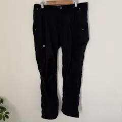 ワークマン　エアロストレッチカーゴパンツ　ブラック　LLサイズ