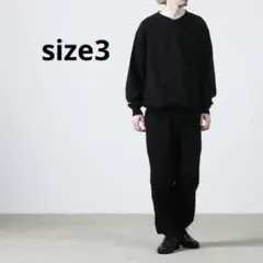 comoli 26ss コットンニットポロsize3 comoli 26ss コットン ホッケーニット BLACK 3 - メルカリ