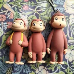 おさるのジョージ　フィギュア3個セット