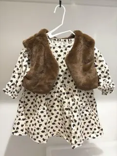 BREEZE ベスト付きワンピース