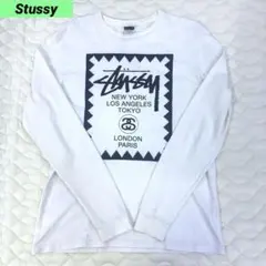 Stussy マスク柄 長袖シャツ Lサイズ - メルカリ