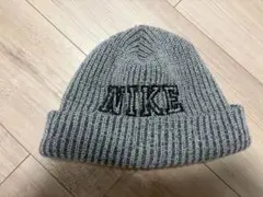 m*️様 Nike ニット帽 グレー フリーサイズ　白タグ