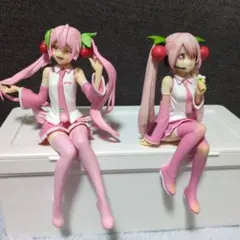 初音ミク　桜ミク　ぬーどるストッパーフィギュア　2体セット