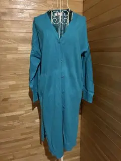 Samantha Mos2 ブルー　ターコイズ ロングカーディガン