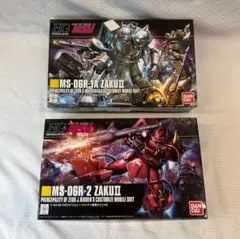 MG 2点 Zガンダム3号機 MS-06R 黒い三連星ザク Ver.2.0セット - メルカリ