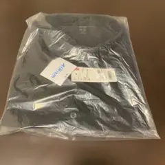 UNIQLOエアリズムコットンフルオープンポロシャツ(半袖)09black