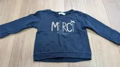 Noeil aime Be ネイビー トレーナー 100　女の子