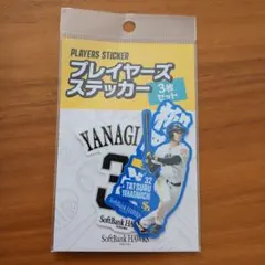 2026 福岡ソフトバンクホークス 柳町達選手 プレイヤーズステッカーセット