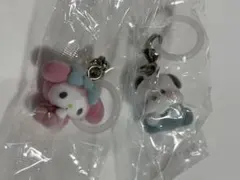 산리오 ふわふわめじるしアクセサリー ベイビー マイメロ ポチャッコ