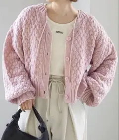 【新品】ポコポコ編前後2wayカーディガン