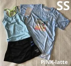 新品　ピンクラテ　水着 4点セット