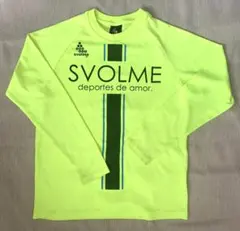 svolme 蛍光イエロー 長袖Tシャツ