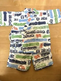 クレードスコープ　電車柄甚平のサムネイル