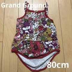 グラグラ ベビー服 女の子 ロンパース 80のサムネイル