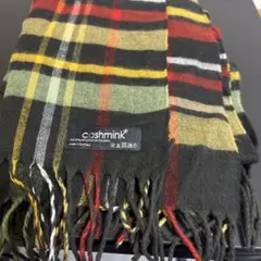 cashmink チェック柄 マフラー