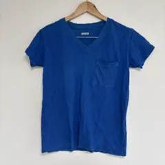 キャピタル　cotton100% 鮮やかブルー　Tシャツのサムネイル