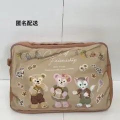 ディズニー　ダッフィーフレンズ　サークルオブフレンドシップ　ブランケット　茶色