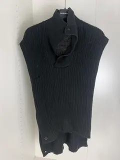 EMPORIO ARMANI ニットベスト ブラック 46のサムネイル