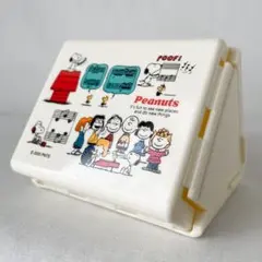美品◆スヌーピー折りたたみおにぎりケースピーナッツレトロシリーズ日本製スケーター