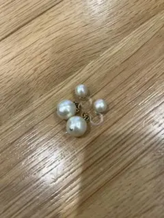 コットンパールイヤリングセット