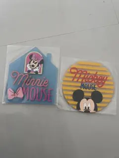 ミニーマウス・ミッキーマウス コースターセット