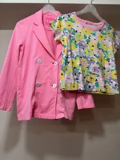 RONI ジャケット＆Tシャツ　セット　ピンク　ロニィ　サイズL